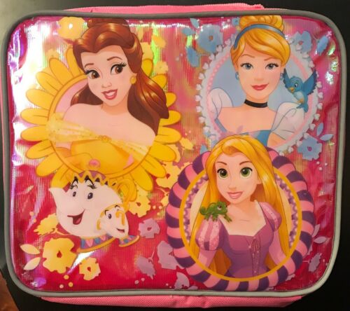Lunch Bag Insulated Disney Princesses Rapunzel Belle Cinderella New