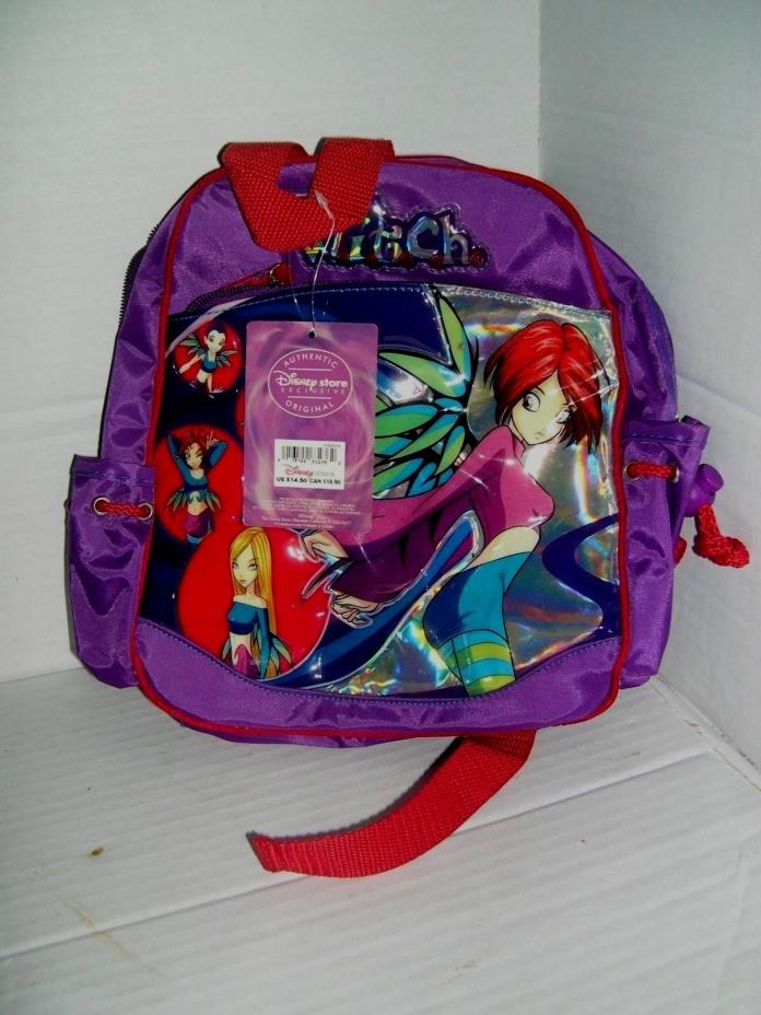 DISNEY Witch Vinyl Back Pack for Kids..NWT  Approx. 10