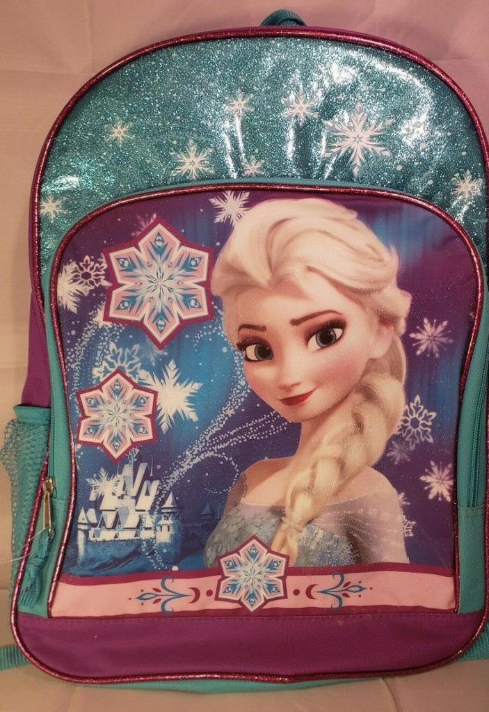 DISNEY FROZEN Backpack School Bookbag Elsa Girls 16