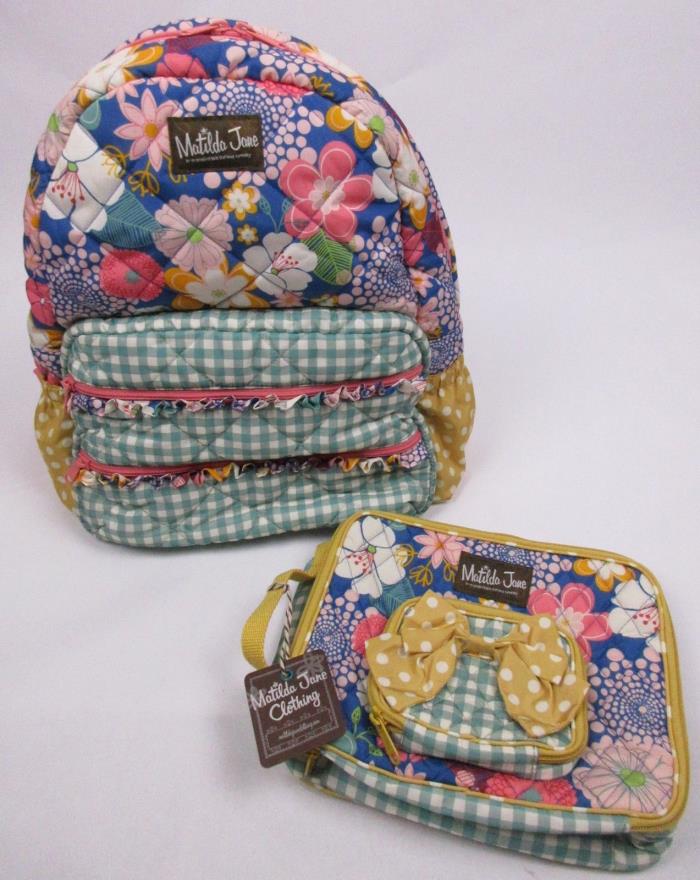 Matilda Jane Once Upon A Time Amaryllis Backpack & Delphinium Lunch Kit