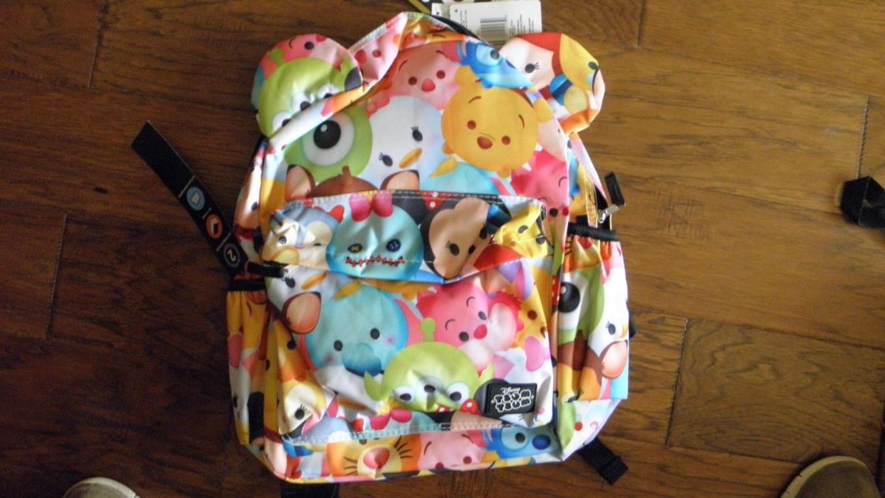 Disney’s TSUM TSUM Backpack With Ears, multi color, NWT