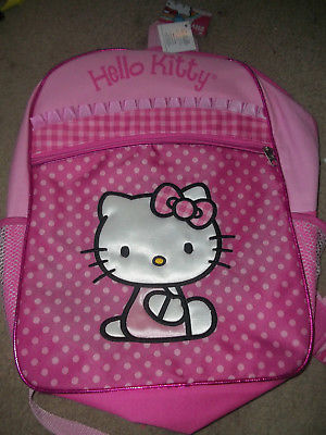 Hello Kitty Adj straps backpack  NWT