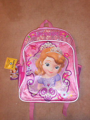 NEW, DISNEY PRINCESS SOFIA THE FIRST FULL SIZE BACKPACK