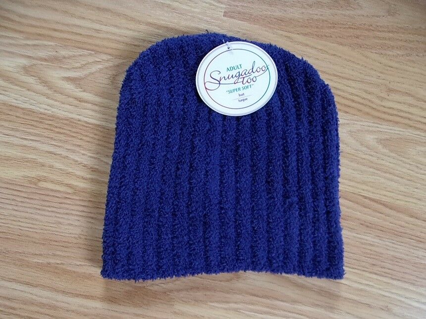 NEW Adult SNUGADOO TOO Winter Hat Super Soft Blue