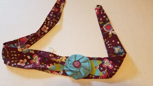 Matilda Jane MJ Paint By Numbers Nancy headband wrap in Burgundy OS