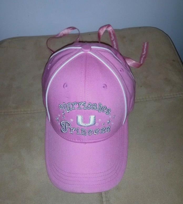 New Era Hurricanes Princess silver logo pink cap hat child