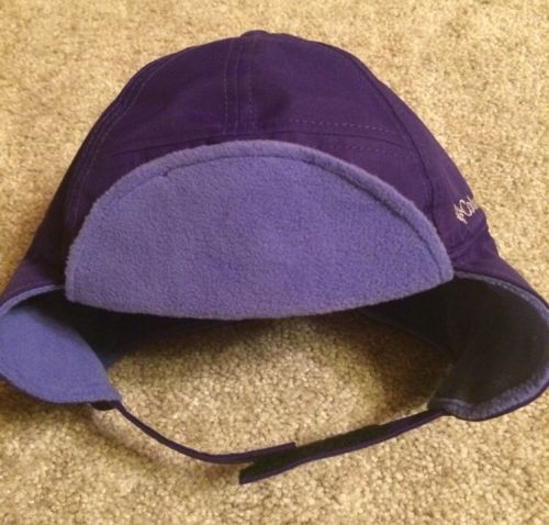 Columbia Youth Snow Day Trapper Hat Purple With Omni-shield Size L/XL NWT