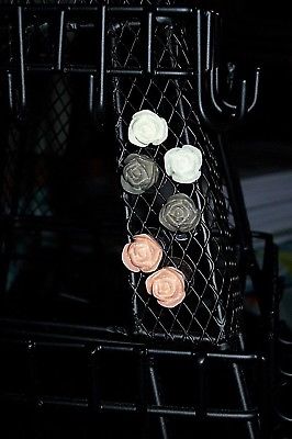 3 Pair Pierced Earrings Post Flowers Roses Ivory Peach Taupe NEW Easter Spring