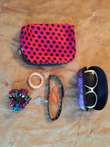 Lot Of Accessories Sunglasses, Case, Chokers, Scrunchies Gift Set Girls Trendy