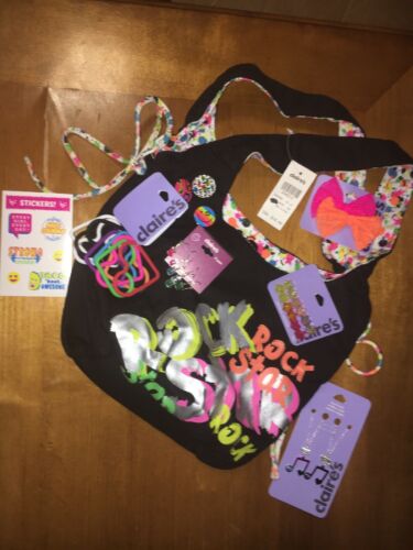 Claire’s Rock Star Purse Hair Best Friend Jewelry Justice Sticker Lot Nwt