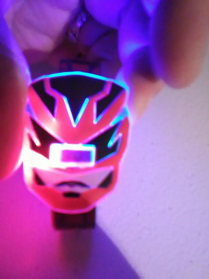 Mighty Morphin Power Rangers LCD Watch w/ Flashing Multi-Color Face!!