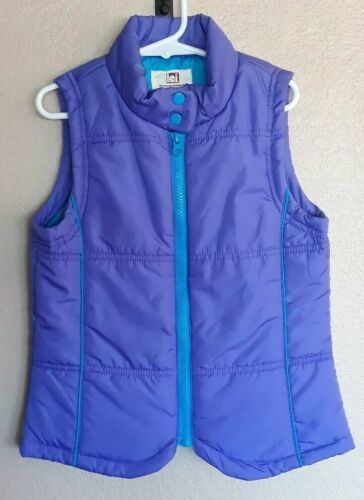 LEI Tween Purple Blue Vest Top Quilted Girls M 7/8 NWOT Style Name 