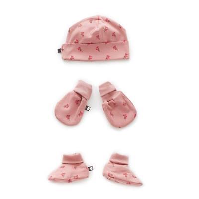 NEW OEUF LLC BABY ACCESSORIES SET-ROSE/FLOWERS
