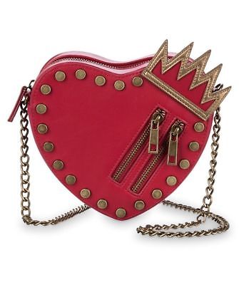 NEW HTF DiSNEY Store Descendants Heart Tiara Crown Purse Hand Bag Mal Evie Uma
