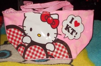 NWOT,   Hello Kitty Purse / Handbag,   Pink,   Zips, (1)