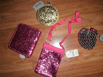 lot of 4 ~ girls purse coin purse wallet & belt wristlet by Cherokee