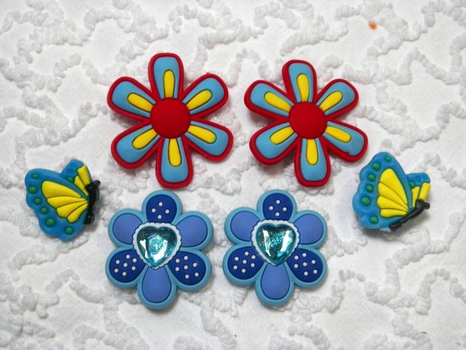 Croc Clog  Flowers/Butterflys Shoe Charms Will Fit Other Brands Shoes C 654