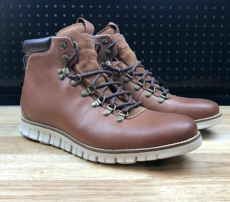 New Cole Haan  ZEROGRAND Hiker II Boots Woodbury Ivory Men’s Size 11 US Brown