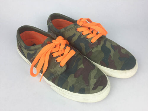 Polo Faxon Low Shoes - Mens 8D - Olive Camo and Orange