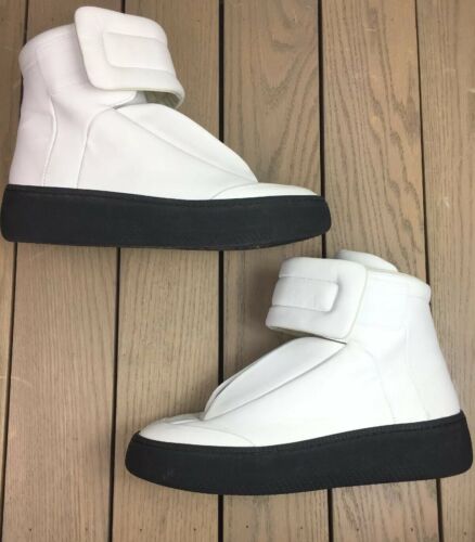 Maison Martin Margiela Mens Future High Top Chunky Sneakers- Off White - Size 44