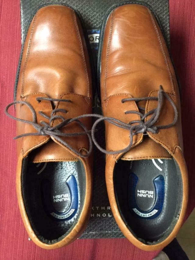 NUNN BUSH Shoes Men’s Size 11 Medium Cognac Comfort Gel