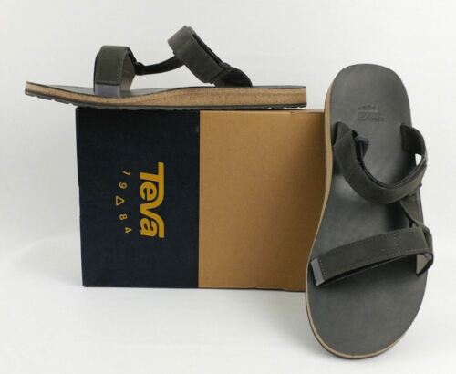 Teva Universal Slide Sandals Mens 14  EU 48,5 Shoes Gray Leather Hiking New