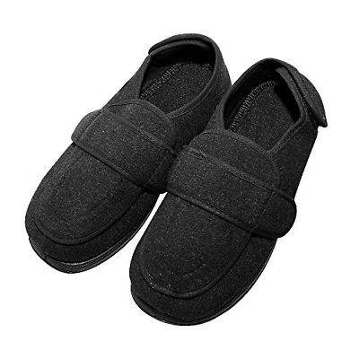 Women's Extra Wide Diabetic Slippers with Adjustable Closures Edema and Swollen