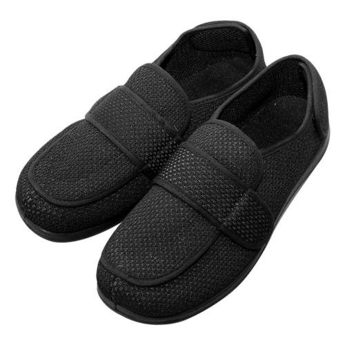 Cozy Ankle Men's Extra Wide Adjustable Slippers Edema, Diabetic and Swollen Feet