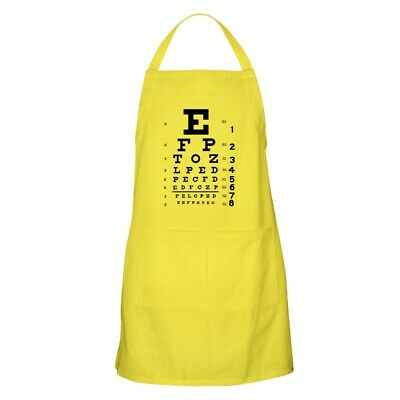 CafePress Eye Chart Gift Apron Full Length Cooking Apron (783692508)