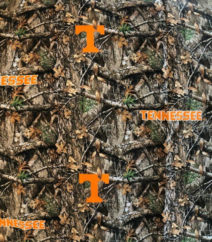 Ladies Bouffant STYLE SURGICAL Scrub Hat,NCAA TENNESSEE VOLUNTEERS REALTREE CAMO