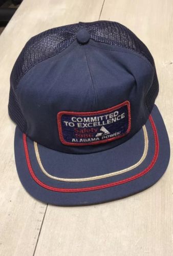 Vintage Alabama Power Company Snapback Trucker Hat Made USA Swingster Patch 80’s