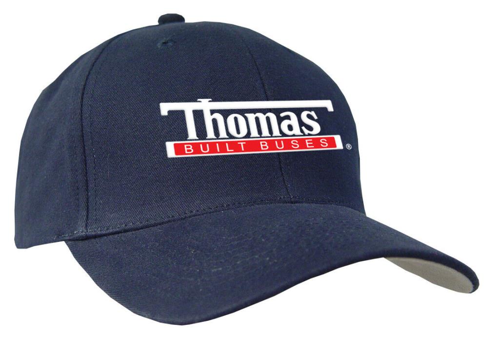 Thomas Built Buses Easy Care Navy Blue Embroidered Logo Cap/Hat