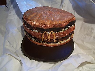 Vintage McDonalds Big Mac Painters Cap