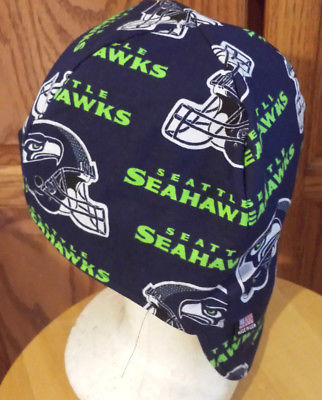NFL Seattle Seahawks 100% cotton, Welding, Biker, pipefitter,4 panel hat