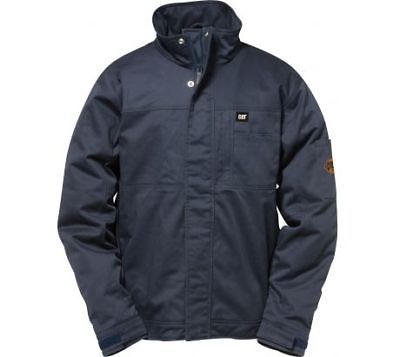 Caterpillar Flame Resistant Heavy Weight Insulated Jacket, FR Navy, Extra Large,