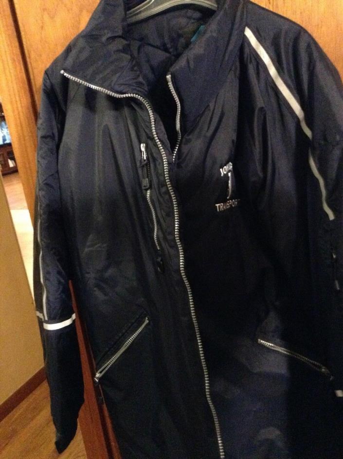 Tri-Mountain Men's Windproof Nylon Long Sleeve Pockets Full Zip Jacket