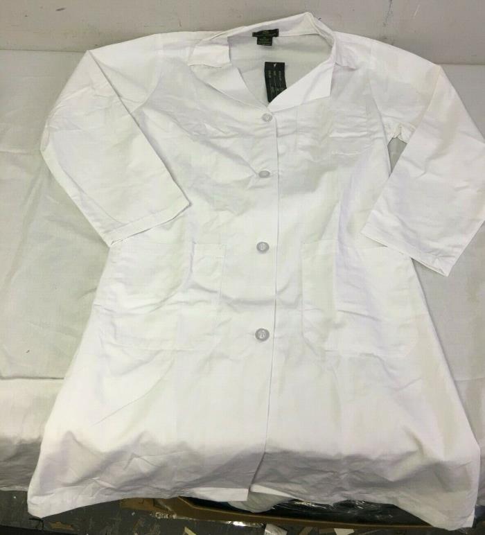 Natural Uniforms Unisex 40 inch White Lab Coat XS