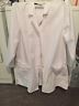 Meta Womens White Lab Coat- Sz L