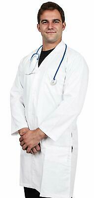 Medical Nurse Doctor White Long Lab Coats Men Women Lab Coat