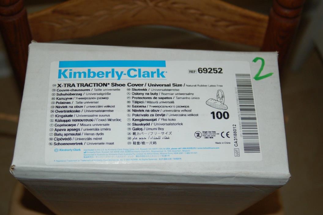 KIMBERLY CLARK X-TRA TRACTION  SHOE COVER #69252 (QTY 100)