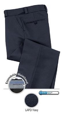 Navy Blue Dress Pants Men's 34 Security Fireman Comfort Zone 640MNV Top Brass