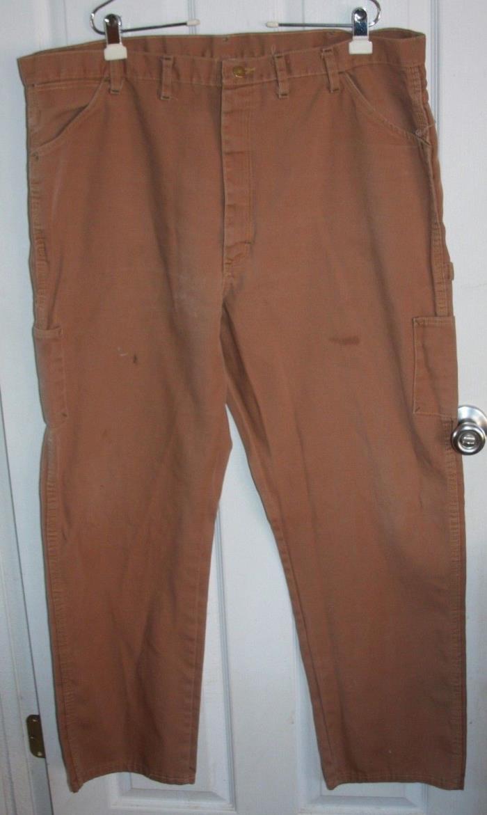 Bulwark FR Carpenter Pants 46x37 Duck Brown ARC Rating 14.6 ATPV (Act 45x33 1/2)