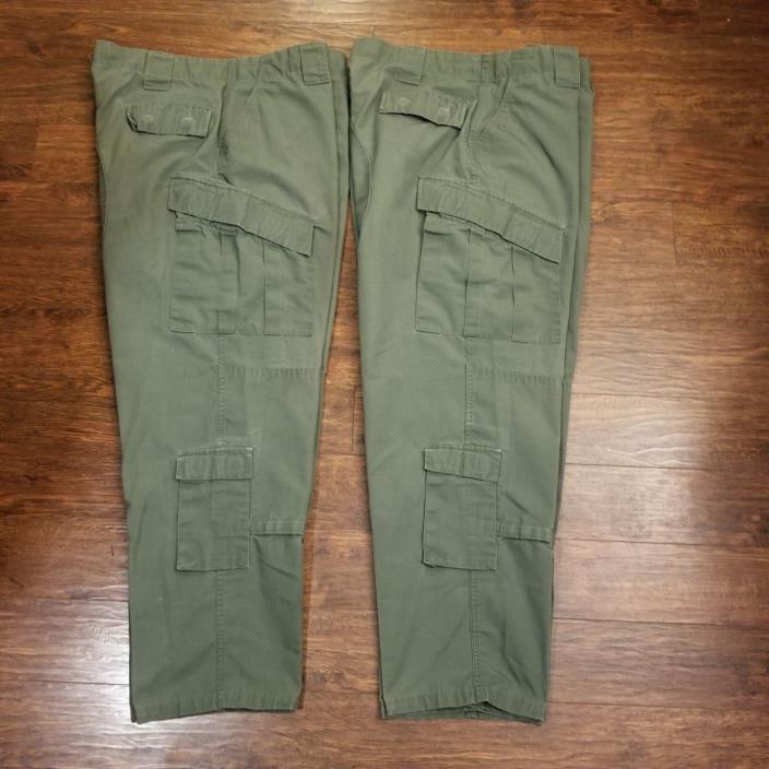 Lot of 2 Propper Mens 42x30 Green Tactical Pants Law Enforcement Public Safety