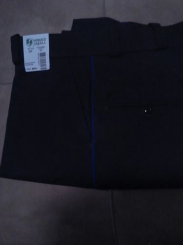 Horace Small Men's TSA Uniform Pants, Dark Navy With Lt Blue Stripe. 38/32 BNWT