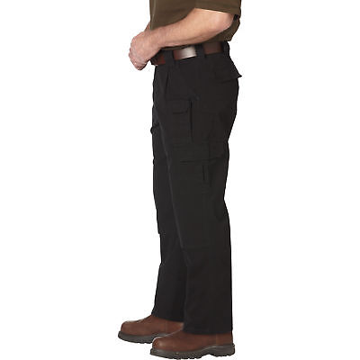Gravel Gear 7-Pocket Tactical Pant with Teflon - Black, 40in Waist x 34in Inseam