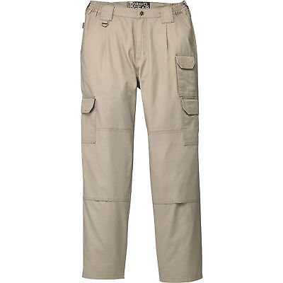 Gravel Gear 7-Pocket Tactical Pant with Teflon - Khaki, 44in Waist x 32in Inseam