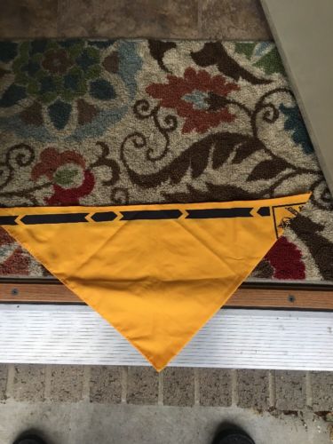 BSA Boy Scouts of America Cub Scouts Wolf Yellow Neckerchief Scarf