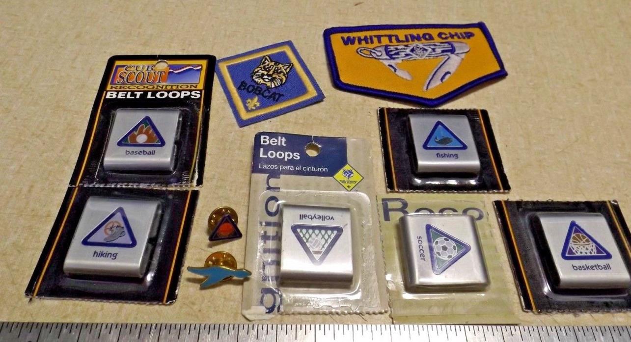 BSA Cub Scouts Webelos  Belt Loop Badges & Pins & Patch GUC