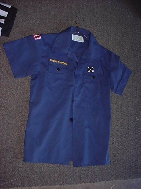Official Boy Scouts of America Uniform Short Sleeve Shirt---Youth Medium Lot ZZ