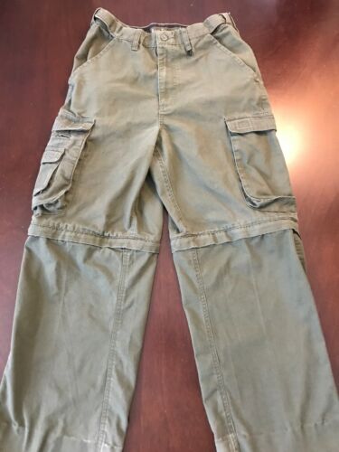 Boy Scouts Uniform Zip Off Cargo Pants Shorts Classic Sz 30 Actual 28X29.5